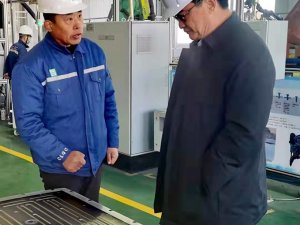 煙臺開辟區工委副布告、管委副主任劉建民一行